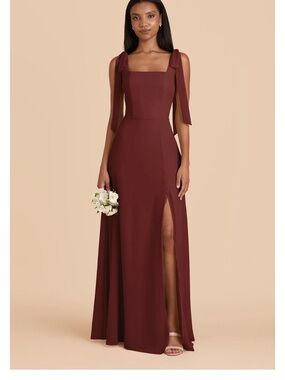 Alex Bridesmaid Dress - Cabernet - Birdy Grey